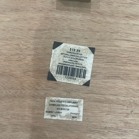 Boho Style Wall Home Decor Set - Cream and Brown - Picture 3 of 5